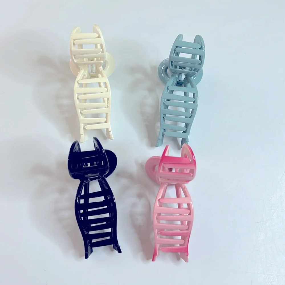 4 Colorful Bow Hair Clips